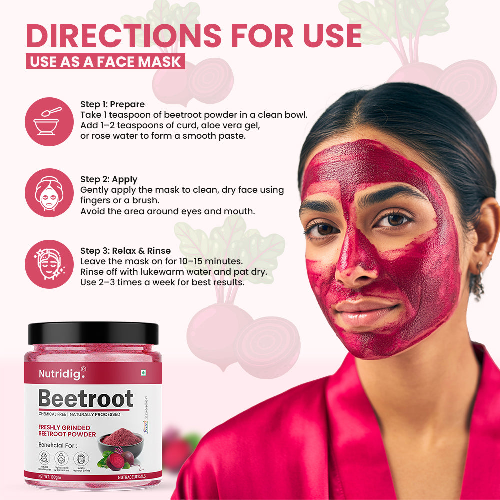 Beetroot Powder 100g – Premium Quality