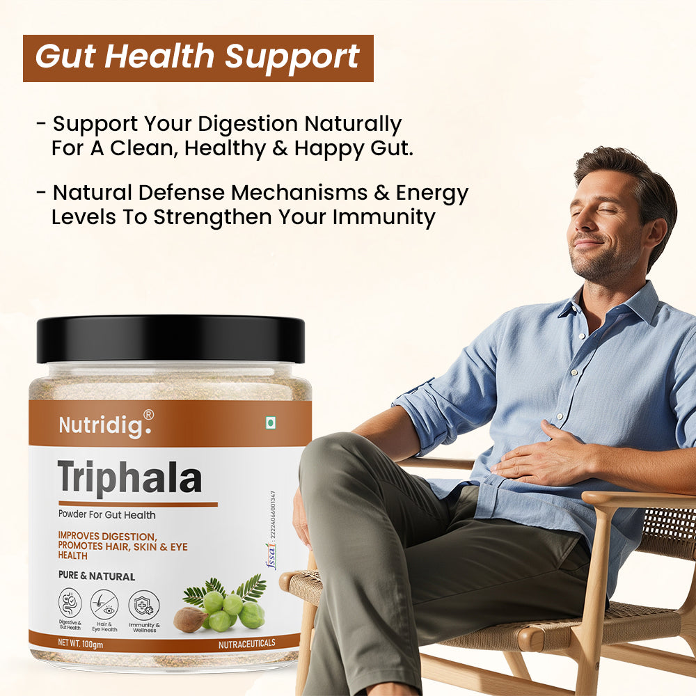 Triphala Powder 100g – Gut Health, Skin, Hair & Eye