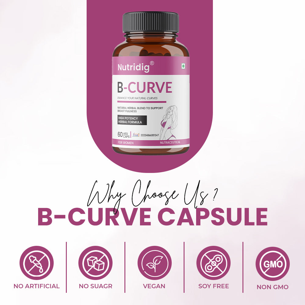 Nutridig® B-Curve Capsules | High Potency Breast Enhancement Supplement