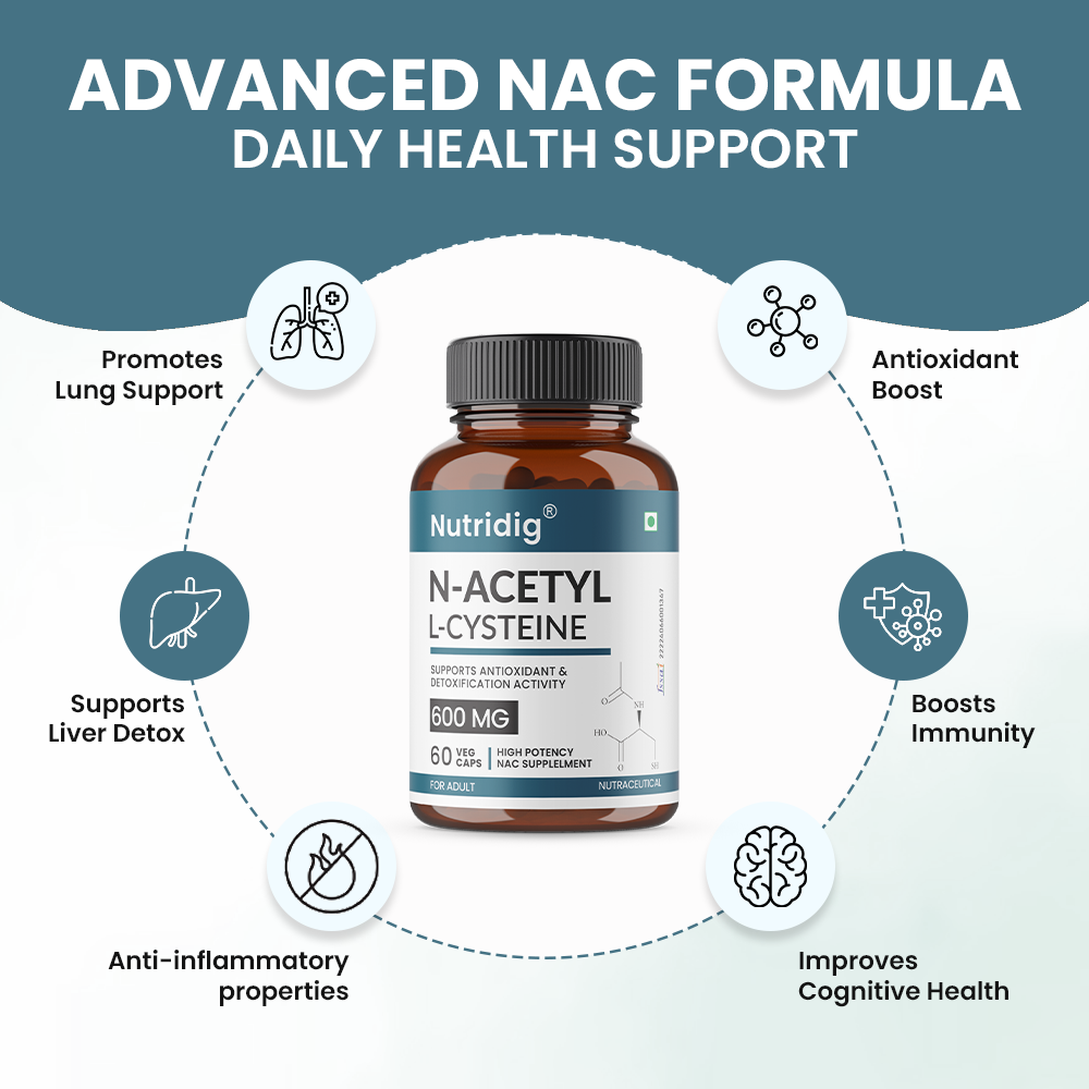 N-Acetyl Cysteine (NAC) 600 mg Capsules