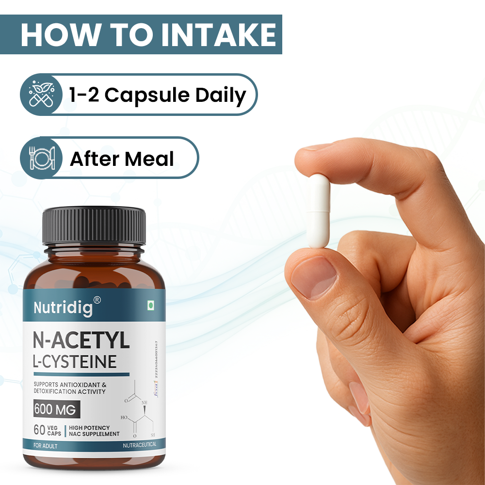 N-Acetyl Cysteine (NAC) 600 mg Capsules