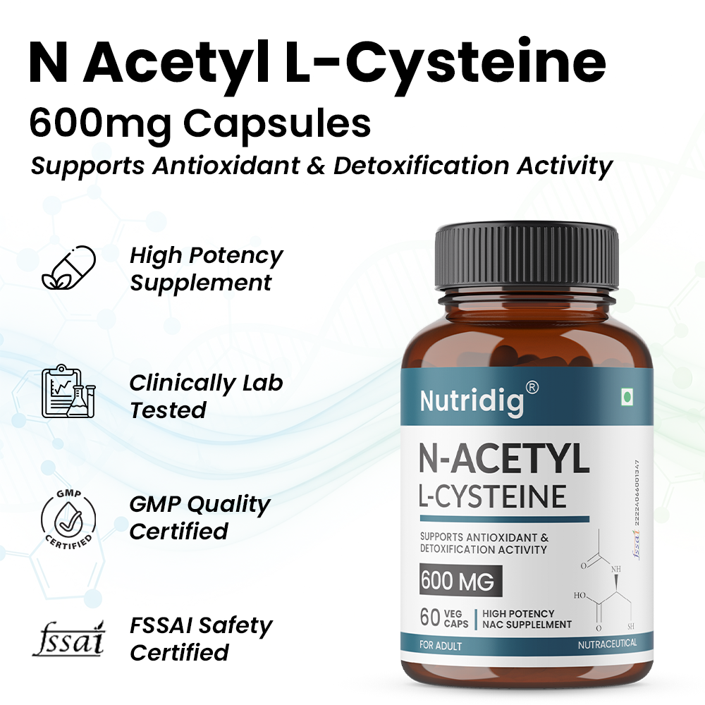 N-Acetyl Cysteine (NAC) 600 mg Capsules