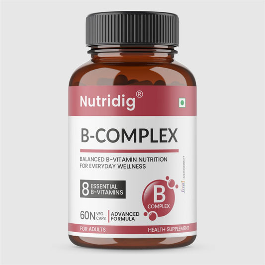 B-Complex Capsules - Advanced Vitamin B Support for Everyday Wellness | 60 Capsules