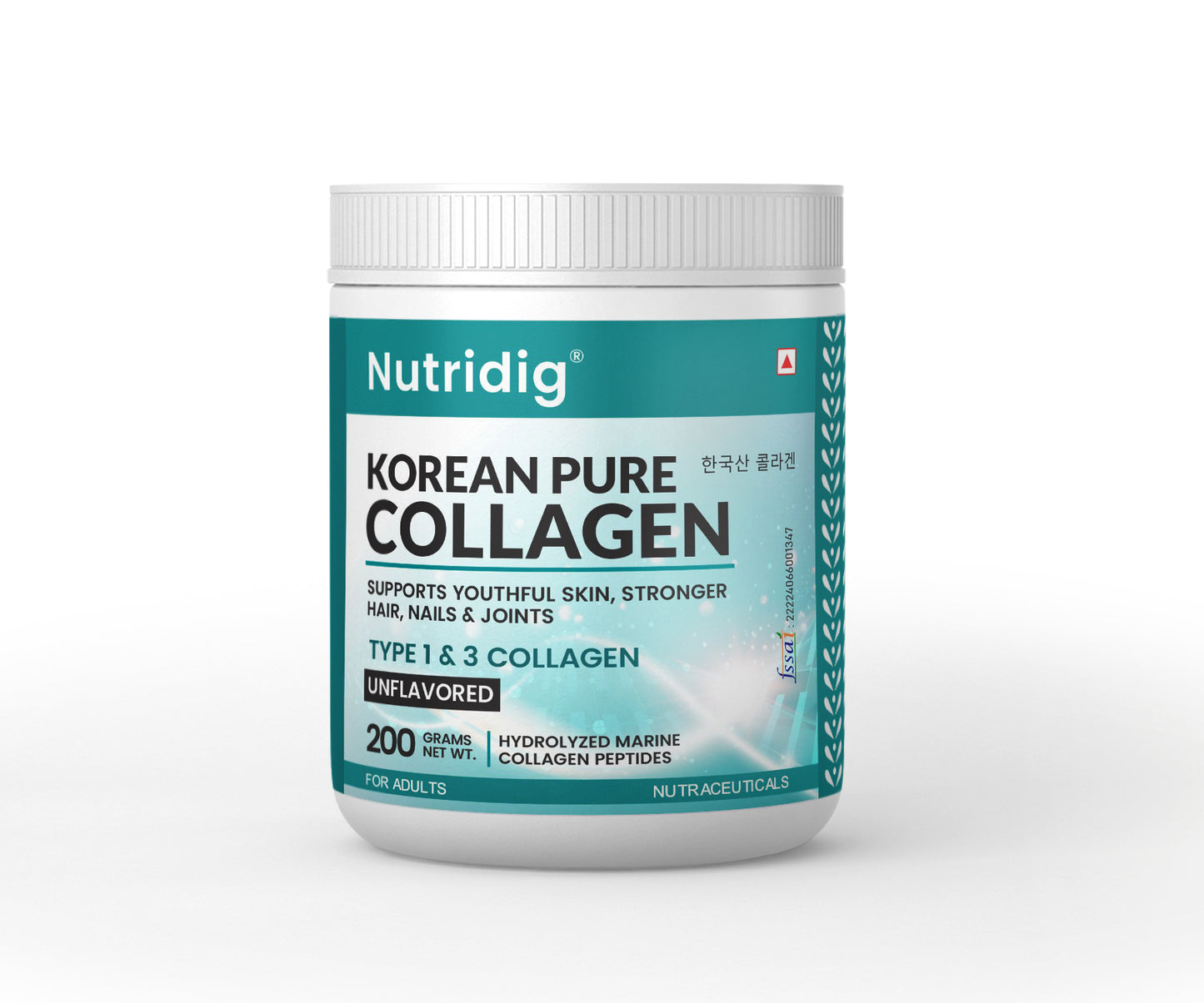 Korean Pure Marine Collagen Peptides Hydrolyzed Powder 200gm