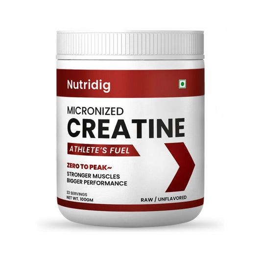 Creatine Monohydrate Micronized | Ultra Pure - No additives,  33 Servings, 100gm Pack