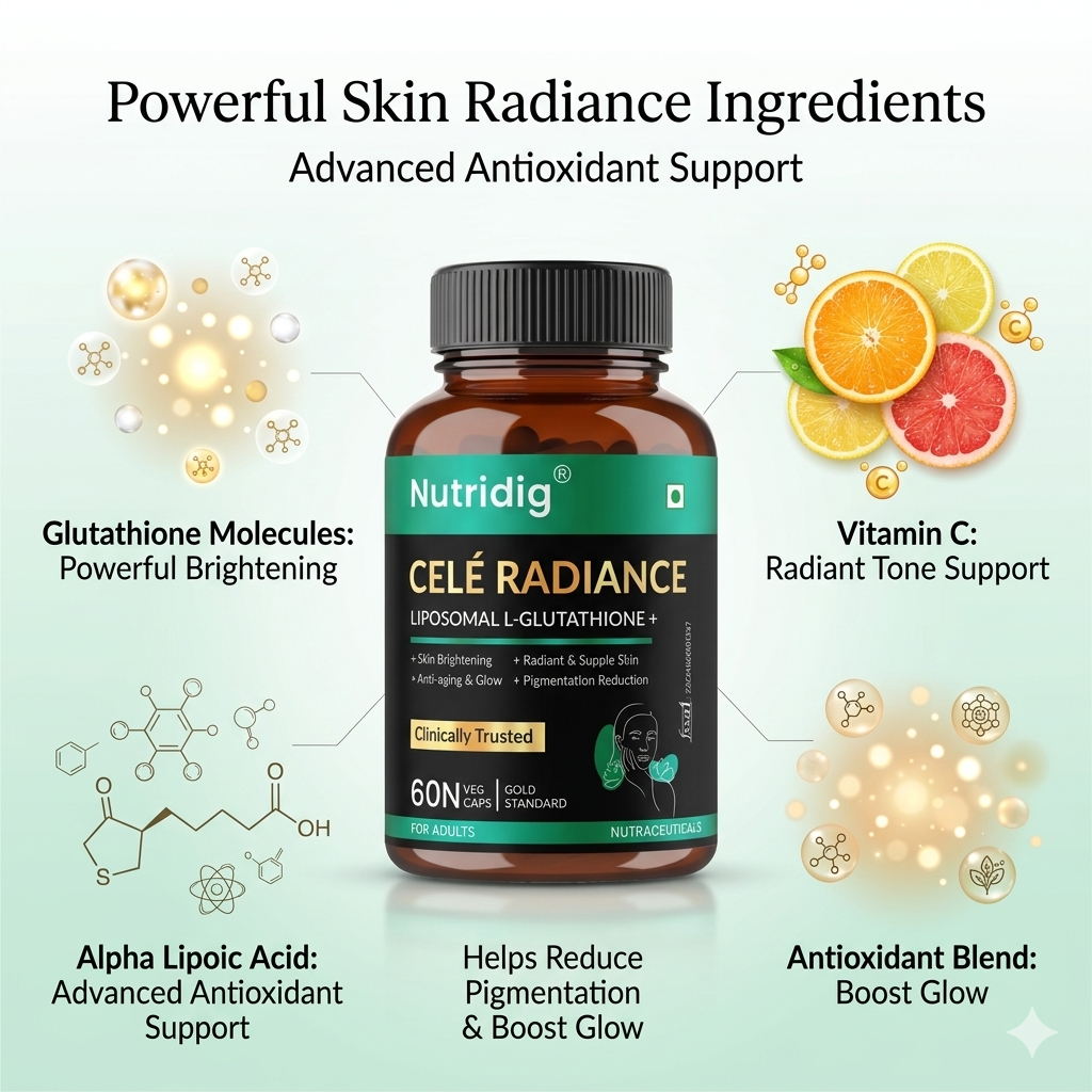 Cele Radiance - Premium Skin & Anti-Aging Supplement | 60 Capsules