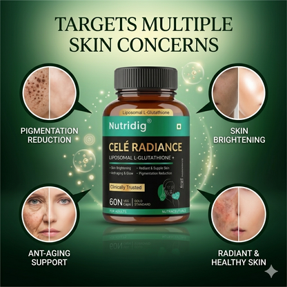 Cele Radiance - Premium Skin & Anti-Aging Supplement | 60 Capsules