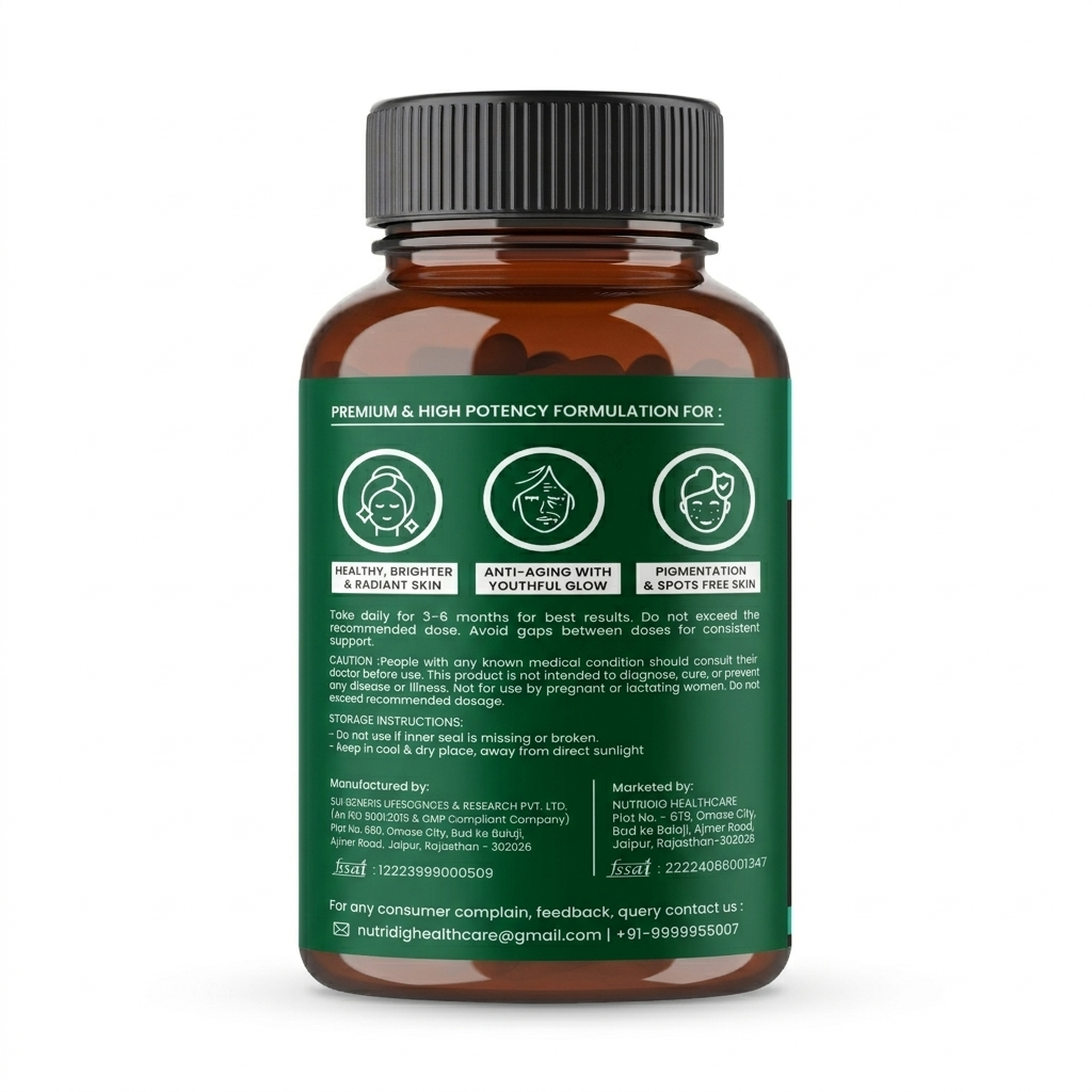 Cele Radiance - Premium Skin & Anti-Aging Supplement | 60 Capsules