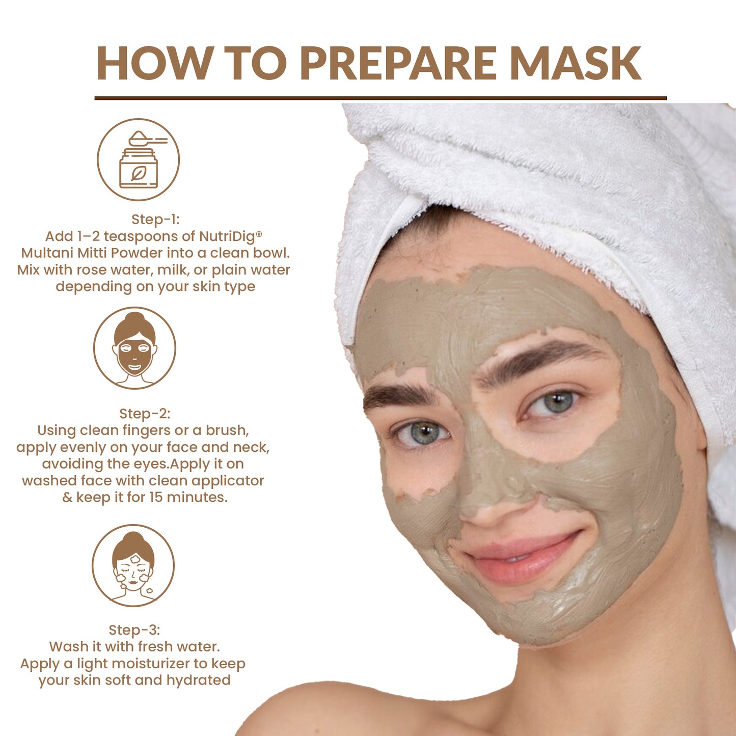 Multani Mitti Powder 100gm – For Bright & Pimple Free Skin