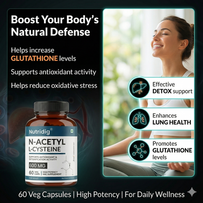 N-Acetyl Cysteine (NAC) 600 mg Capsules