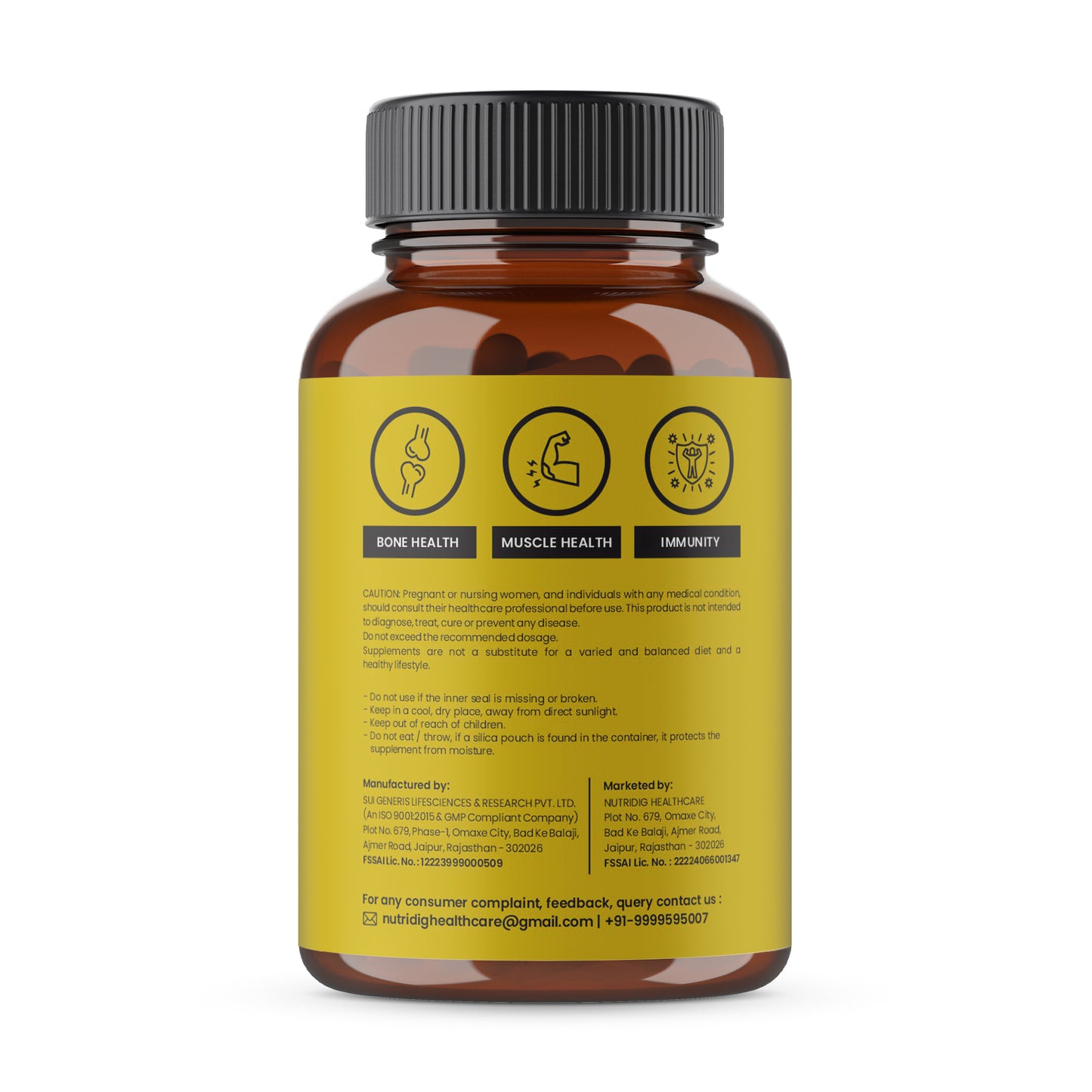 Vitamin D3 5000 IU (Cholecalciferol) | 60 Capsules