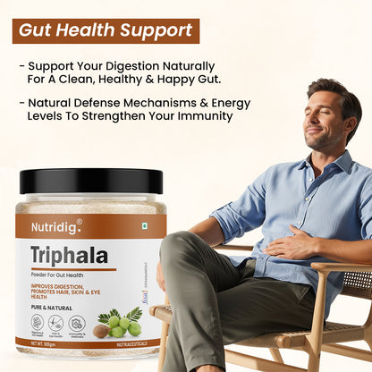 Triphala Powder 100g – Gut Health, Skin, Hair & Eye