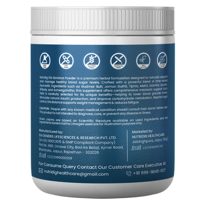 Nutridig® DiaBalance Powder | Herbal Powder for Diabetes Management