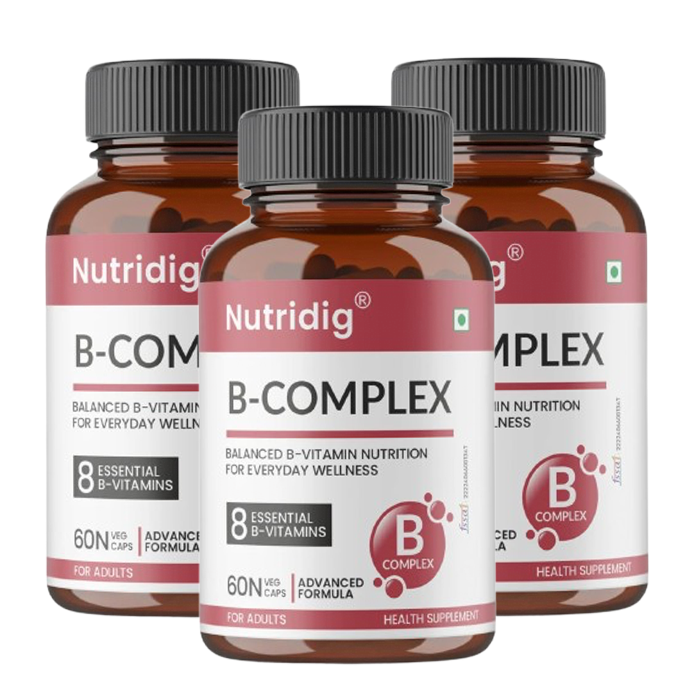 B-Complex Capsules - Advanced Vitamin B Support for Everyday Wellness | 60 Capsules