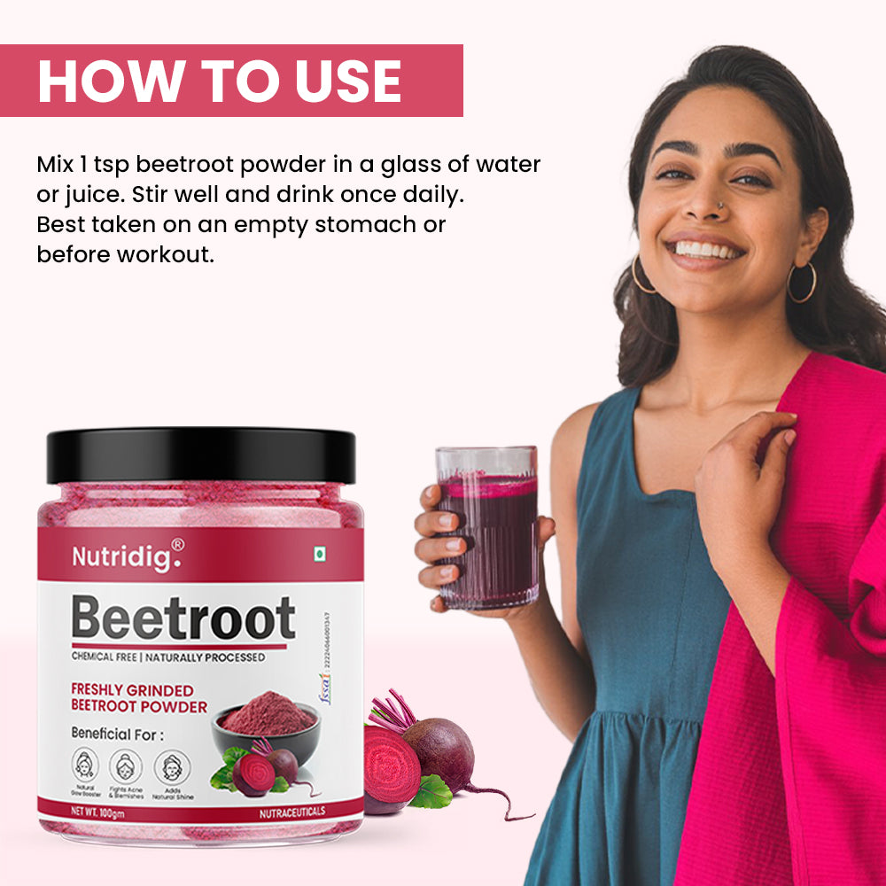 Beetroot Powder 100g – Premium Quality